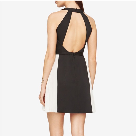 BCBG NWT black and off-white backless dress - Picture 7 of 9